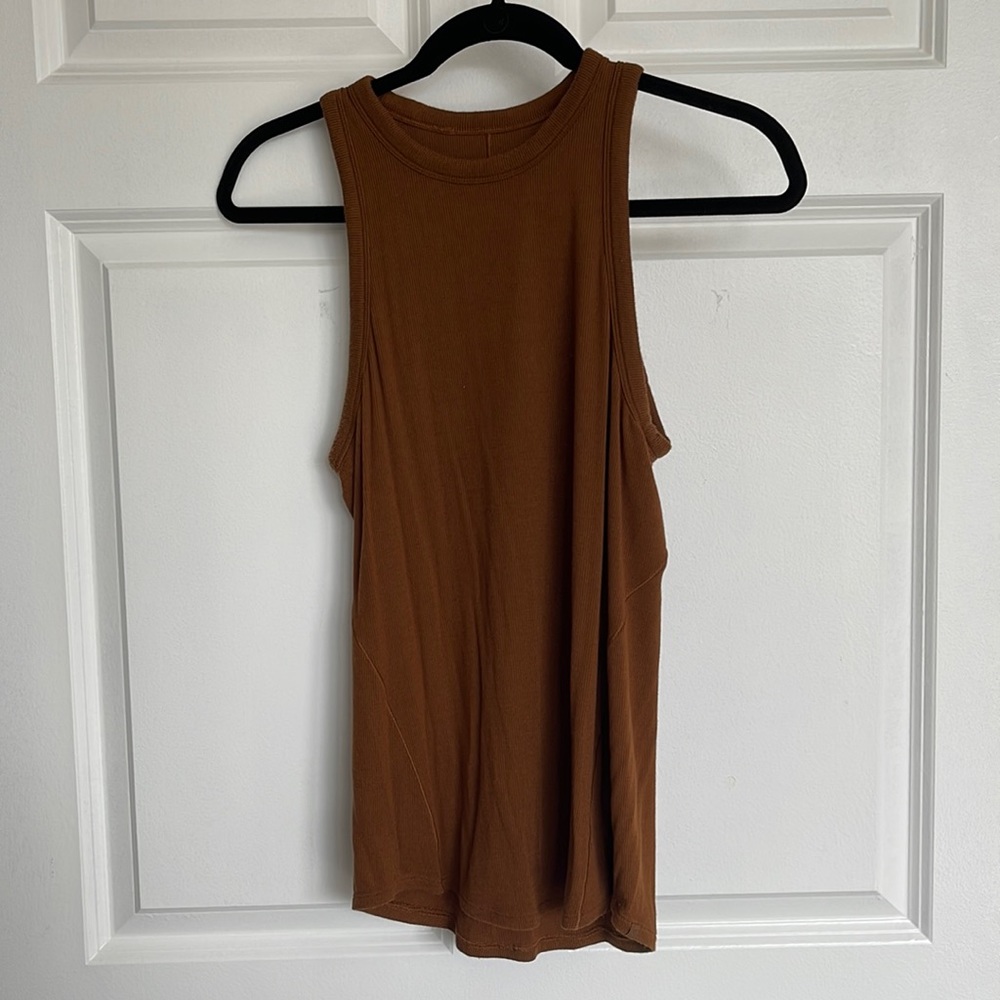 Lululemon Rusty Brown Cotton Tank | 8
